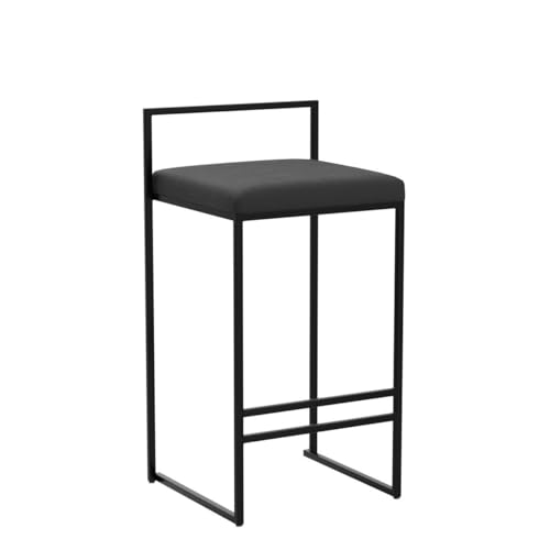 Set of 3 Velvet Upholstered Counter Height Bar Stools with Footrest & Backrest
